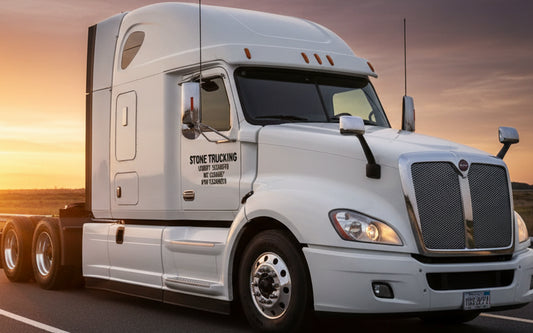 Same Day Semi Truck Stickers / Decals (2 Sides), MC & DOT Lettering, All kinds of printing services