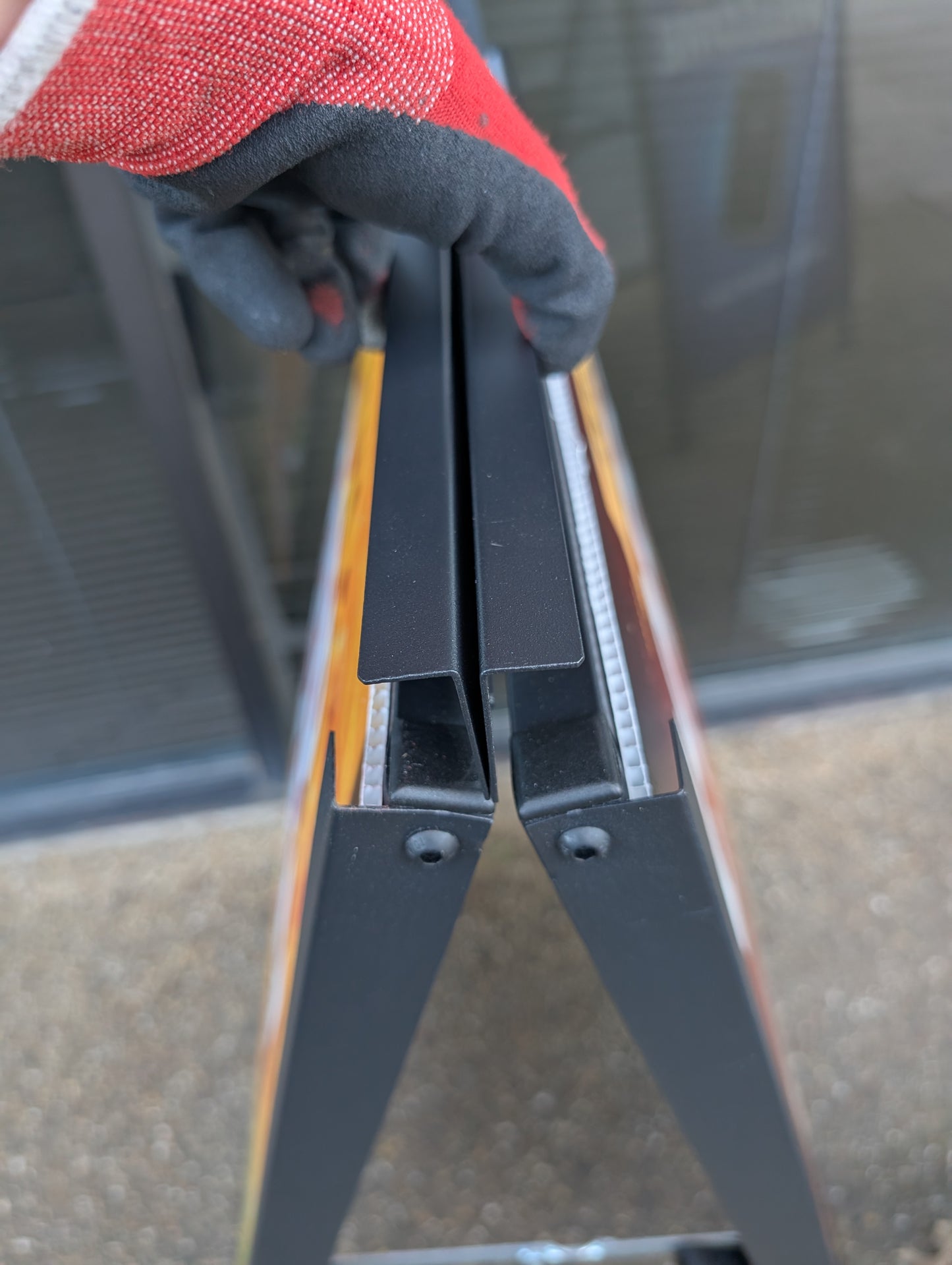 Metal A-Frame Sidewalk Sign